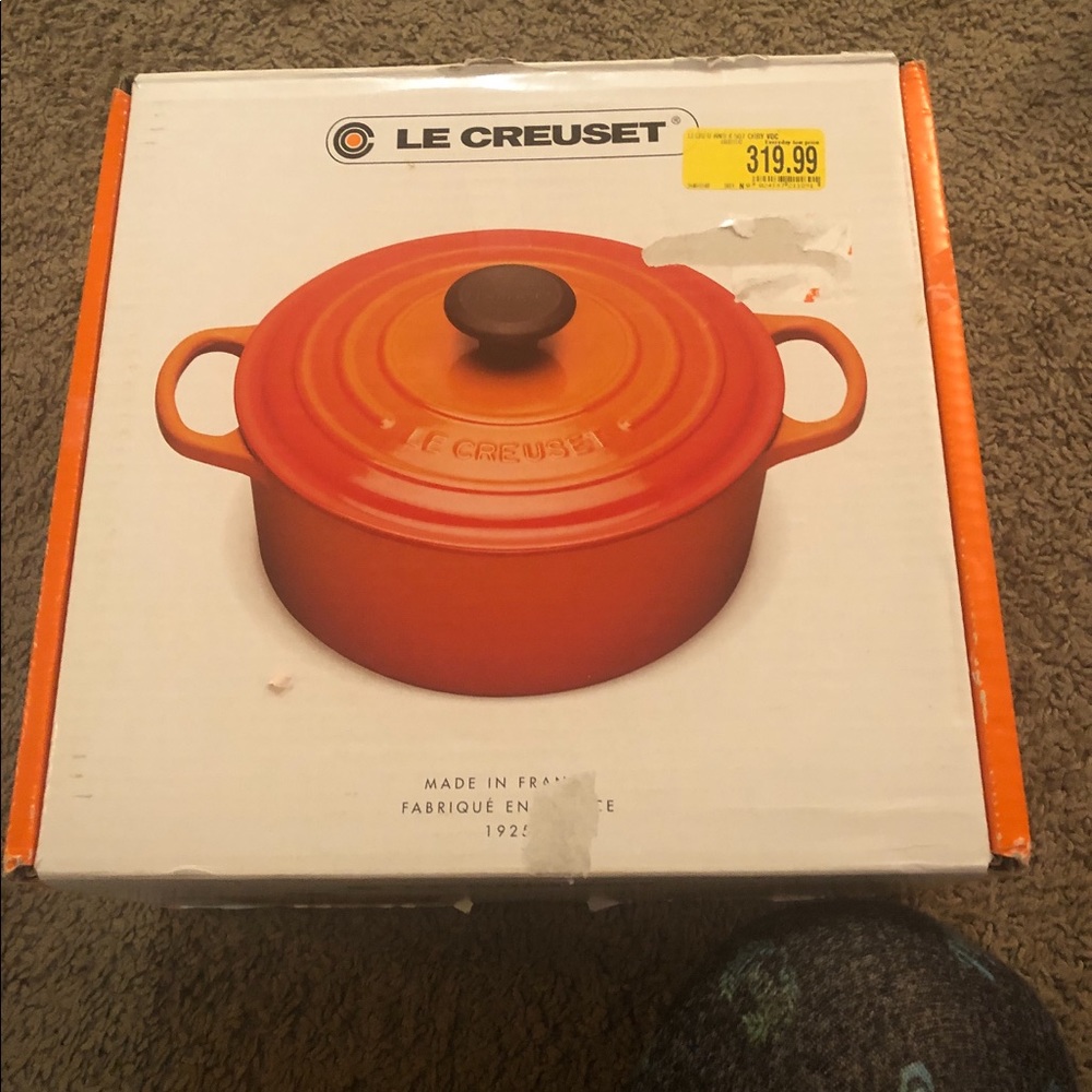 Cherry Le Creuset Cast Iron Dutch